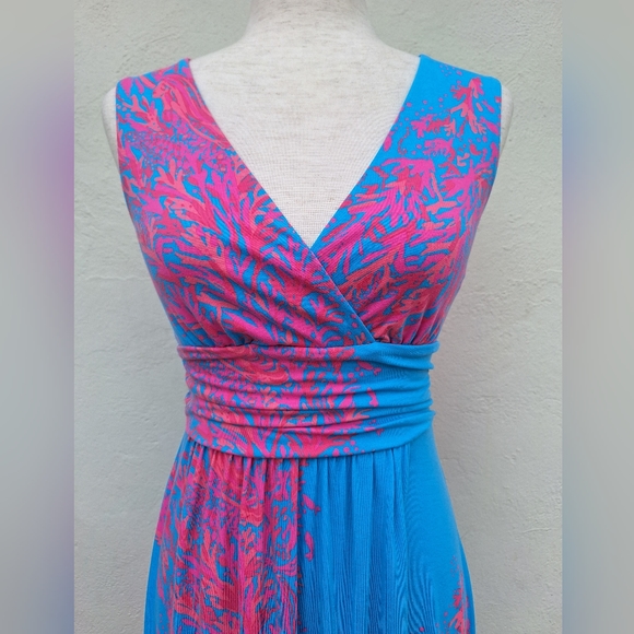 Lily Pulitzer Moana Maxi Wrap Dress - Picture 4 of 13